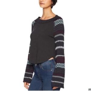 Free People Fairground Thermal Long Sleeve Top